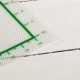 Разграфена армирана подложка за месене и печене, 42/30 см